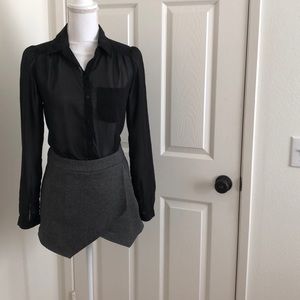Grey Asymmetrical Skort 🖤🖤